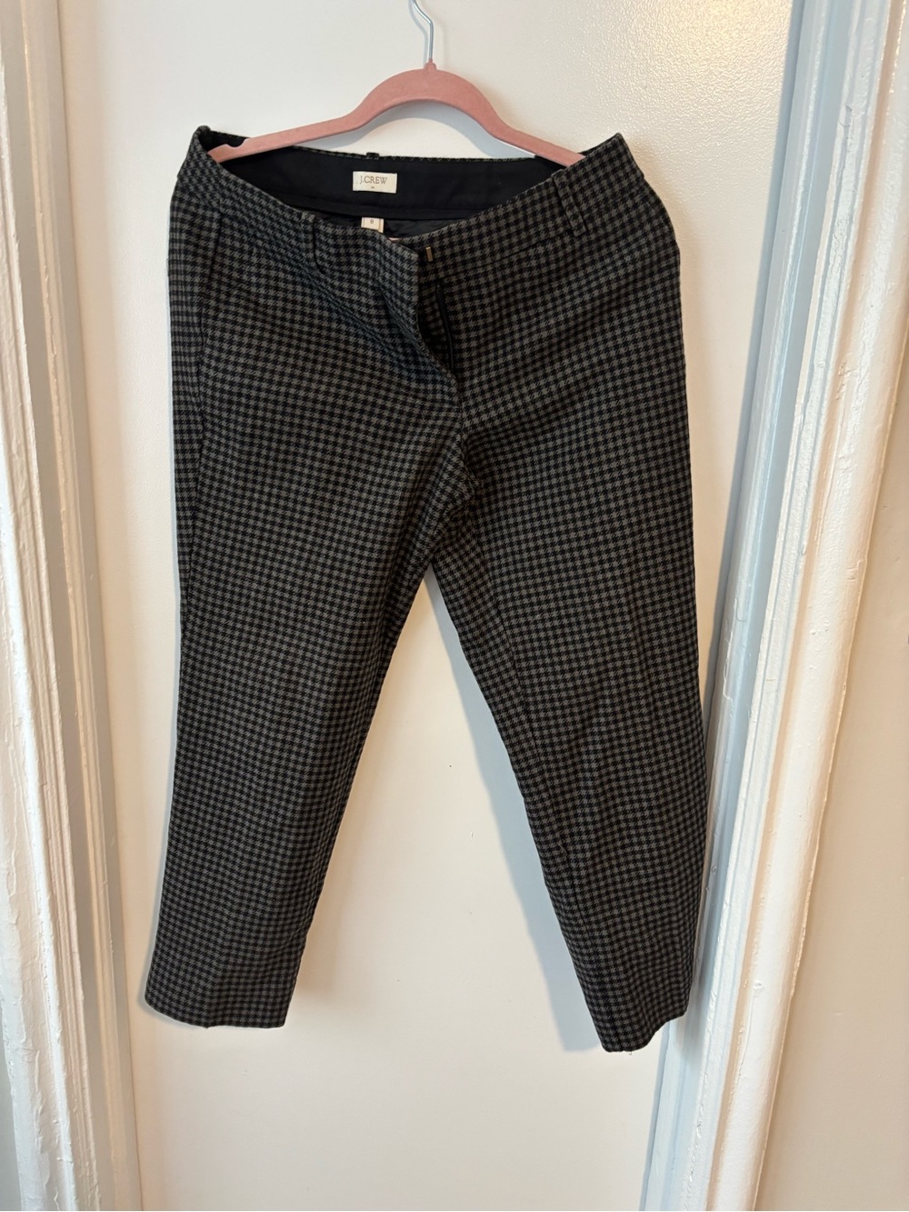 J. Crew factory Black and Gray Houndstooth Dress Pants